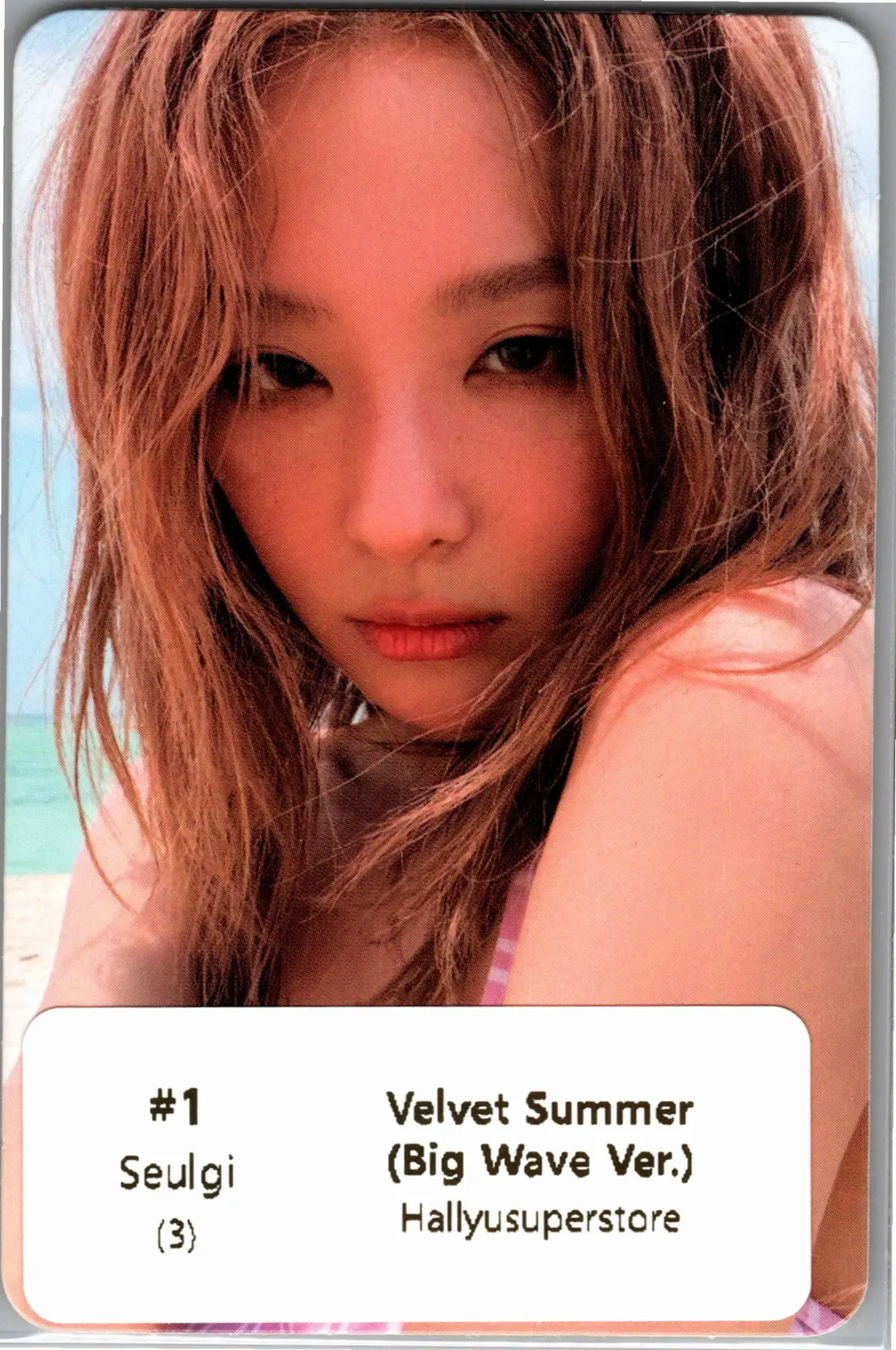 Red Velvet "Velvet Summer" - Official Photocard (Big Wave Ver.) [26.08.04]