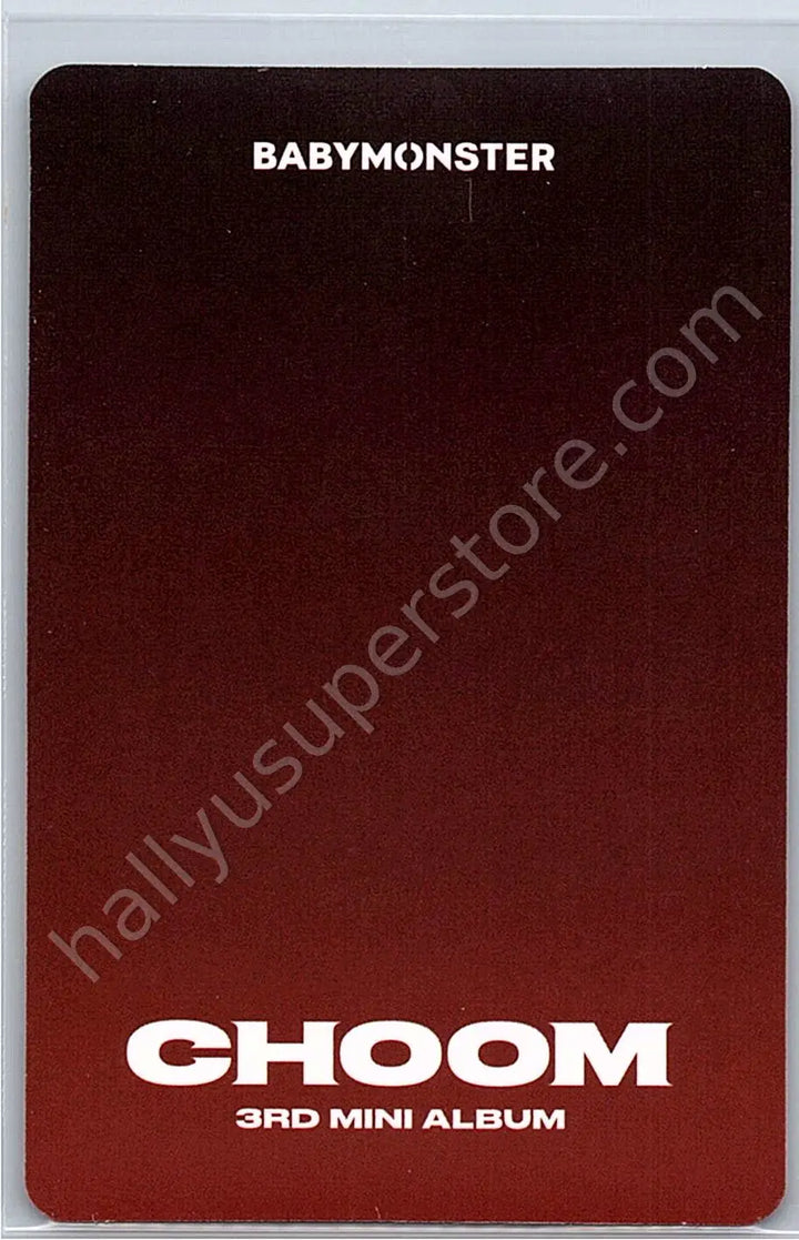 BABYMONSTER - Pharita - CHOOM album photocard crimson version
