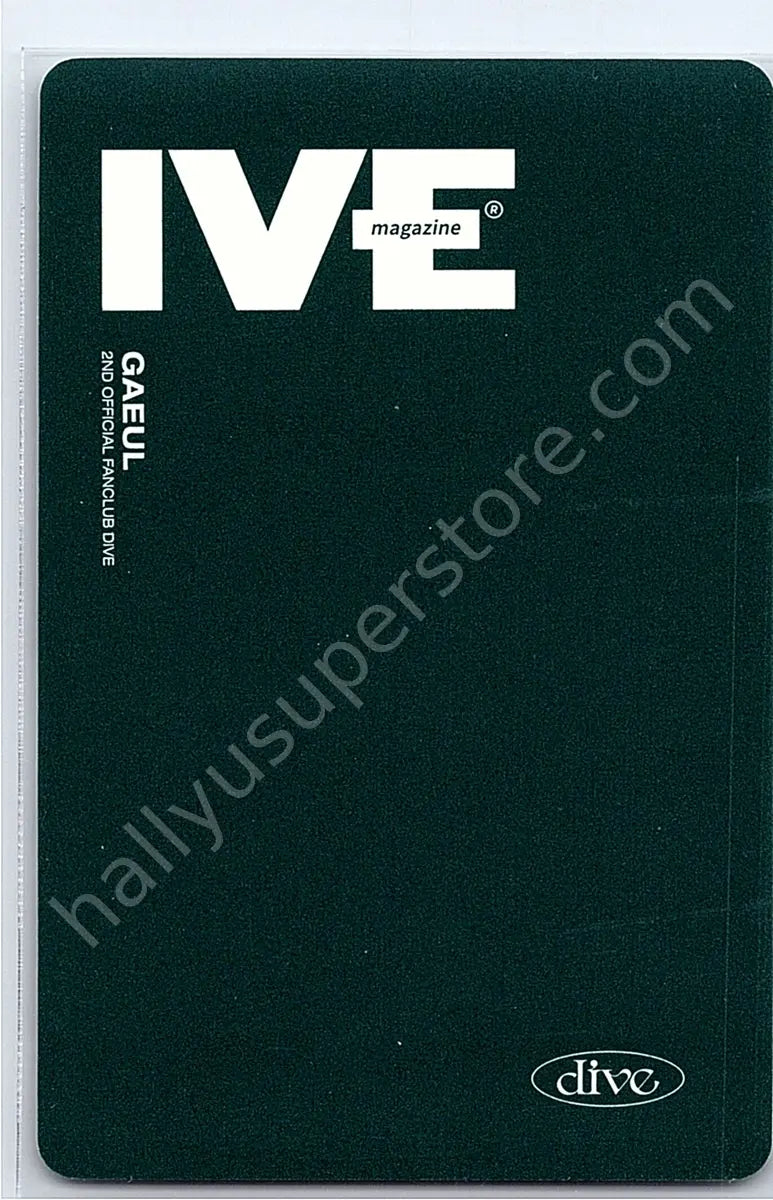 IVE - Gaeul - 2nd DIVE Official Fanclub: MAGAZINE IVE