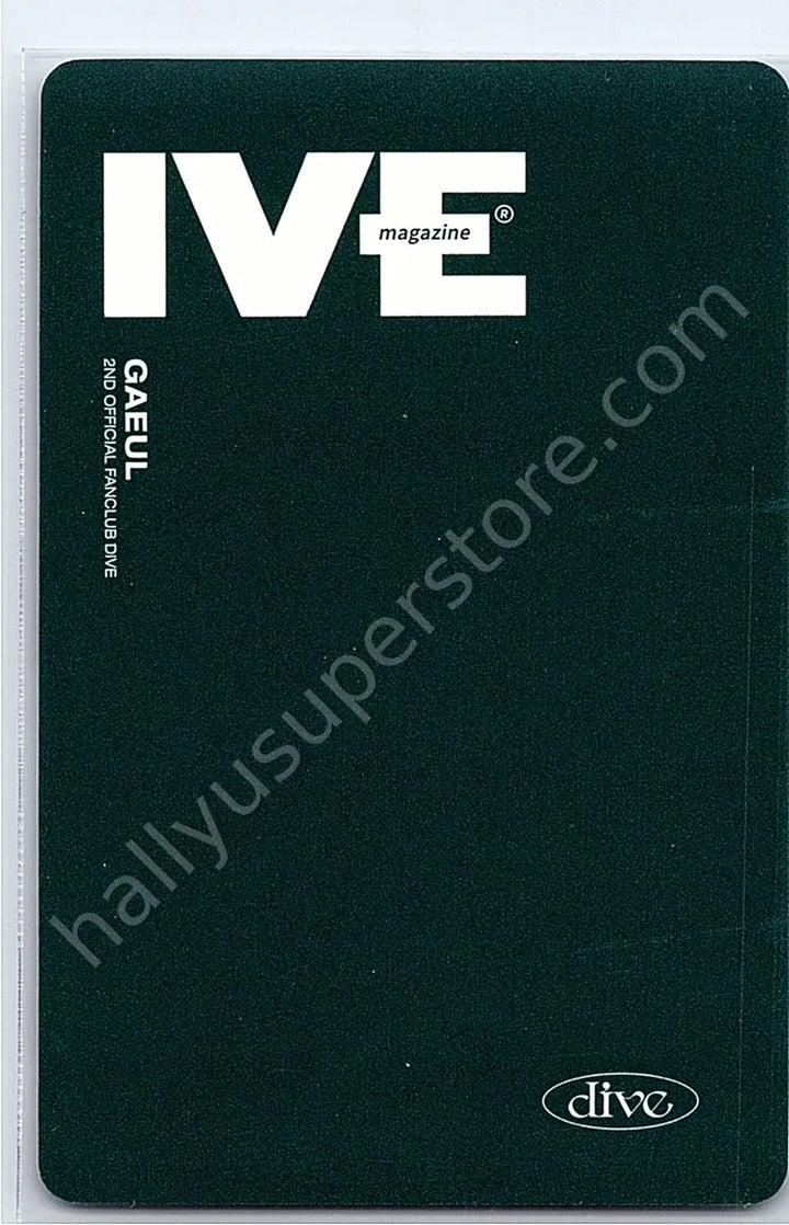 IVE - Gaeul - 2nd DIVE Official Fanclub: MAGAZINE IVE
