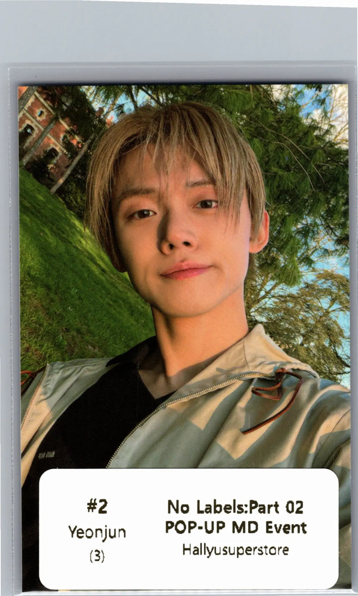 YEONJUN "NO LABELS: PART 02" - POP-UP Store MD Event Photocard [26.07.14]