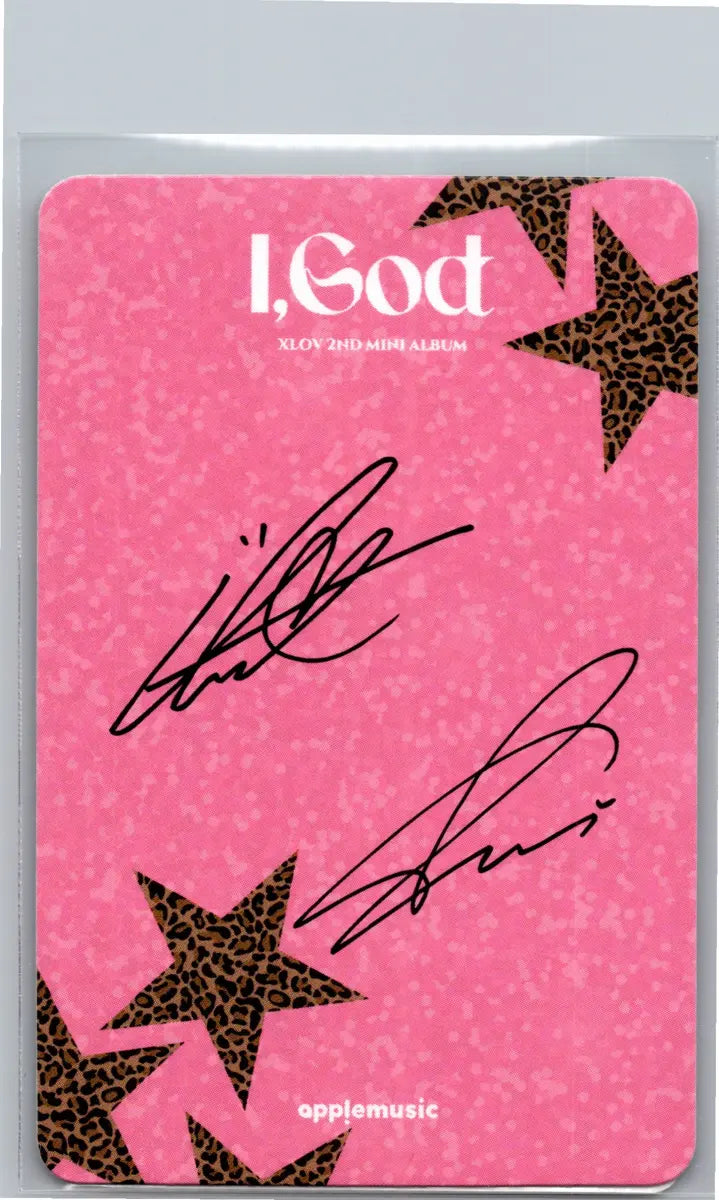 XLOV "I,God"- Apple Music Fansign Event Photocard R2 [26.06.22]