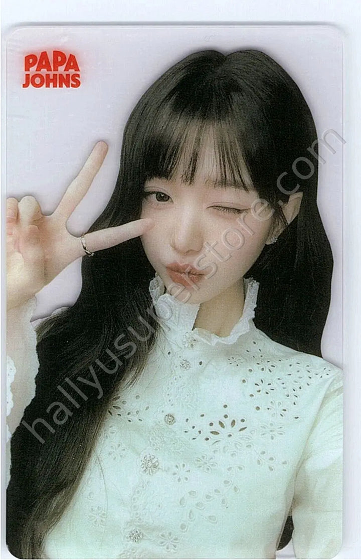 IVE - Wonyoung - IVE X Papa Johns Pizza papa johns translucent