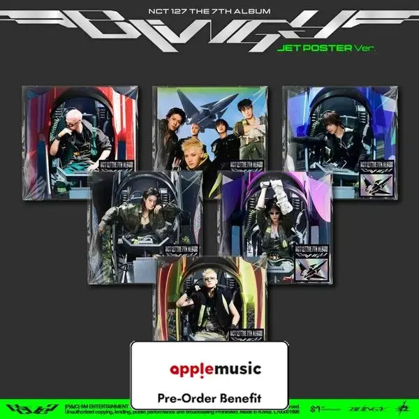 [Pre-Order] NCT 127 - 7th Album [BLINGY] (JET Poster Ver.) + LuckyDraw Event (Choose Version)