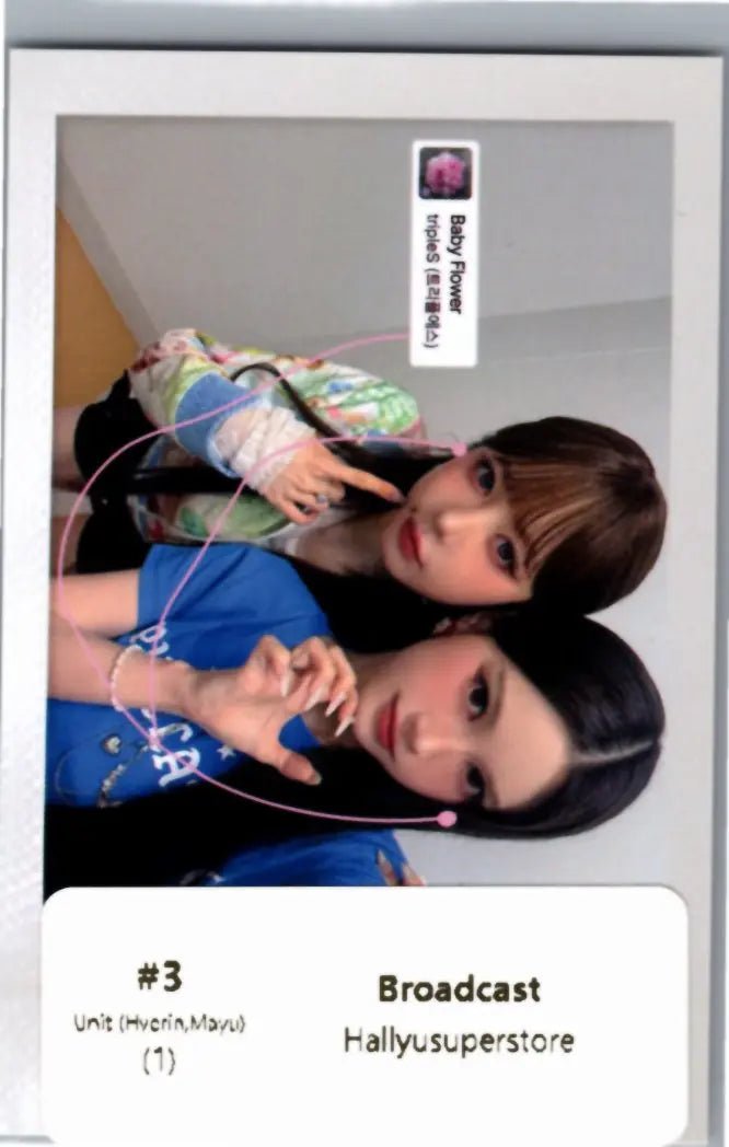 tripleS "LOVE&amp;POP" - Broadcast Polaroide type Photocard [26.10.23]