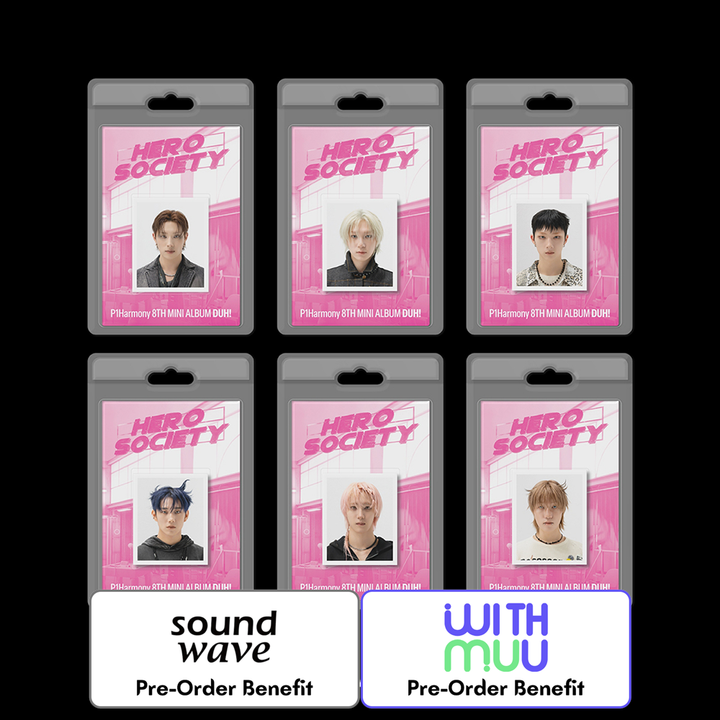 **[Pre-Order] P1Harmony - 8th Mini Album (DUH!]  (Fancy ver.) + Pre-Order Benefit Photocard
