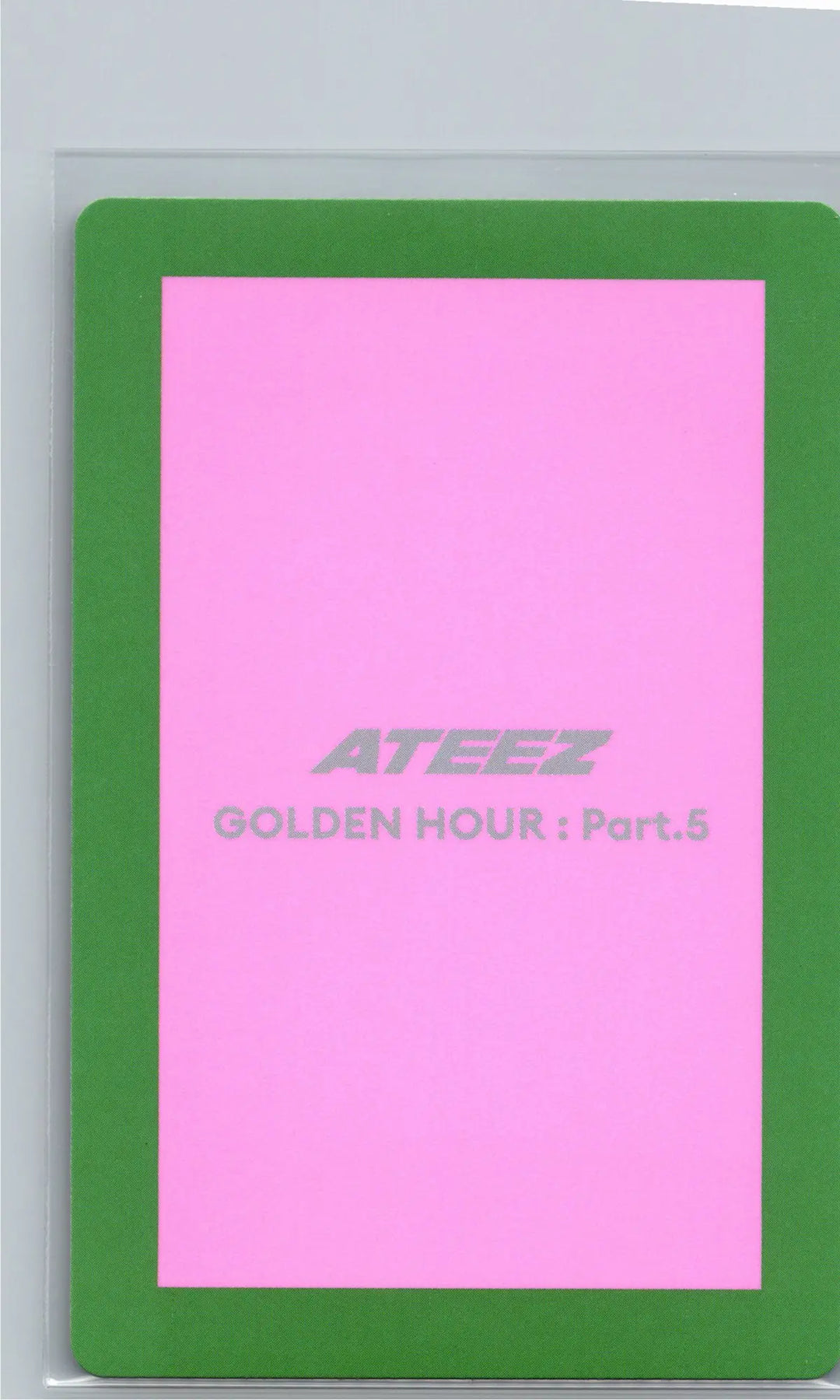 ATEEZ "GOLDEN HOUR : Part.5" - Official Photocard (Z ver.) [26.06.26]