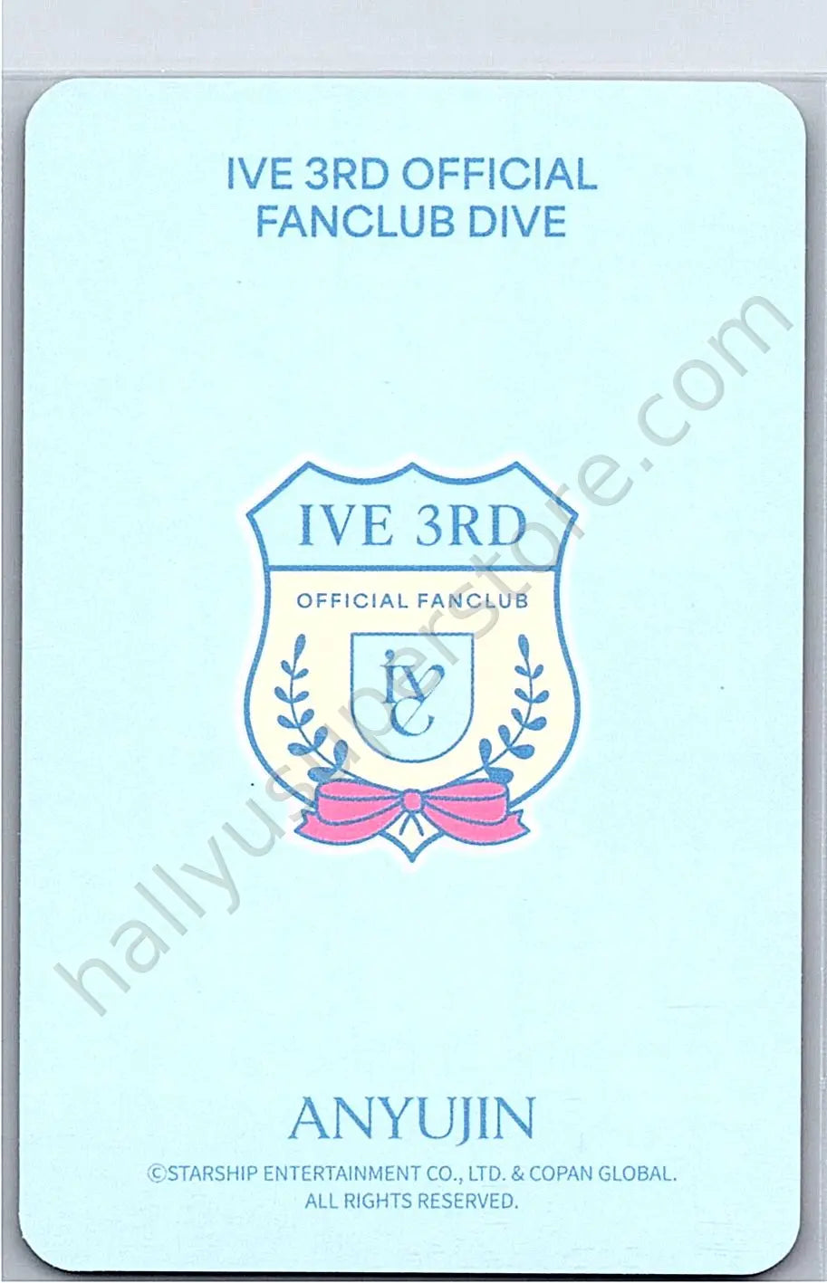 IVE - Yujin - 3rd DIVE Official Fanclub: IVE SCOUT