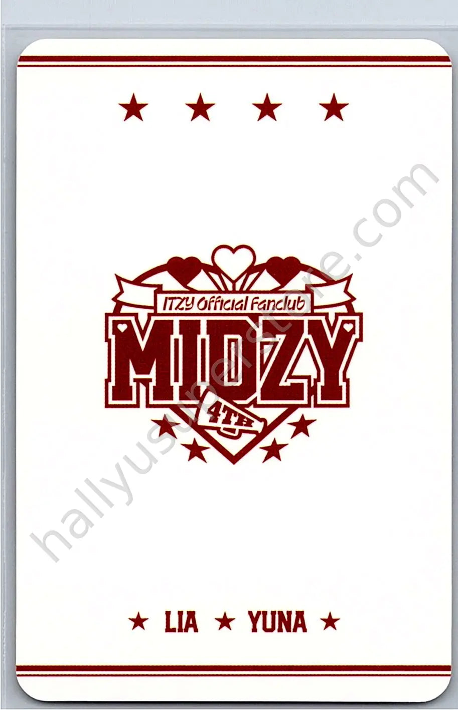 ITZY - Unit - ITZY Official Fanclub MIDZY 4th Generation fanclub photocard set
