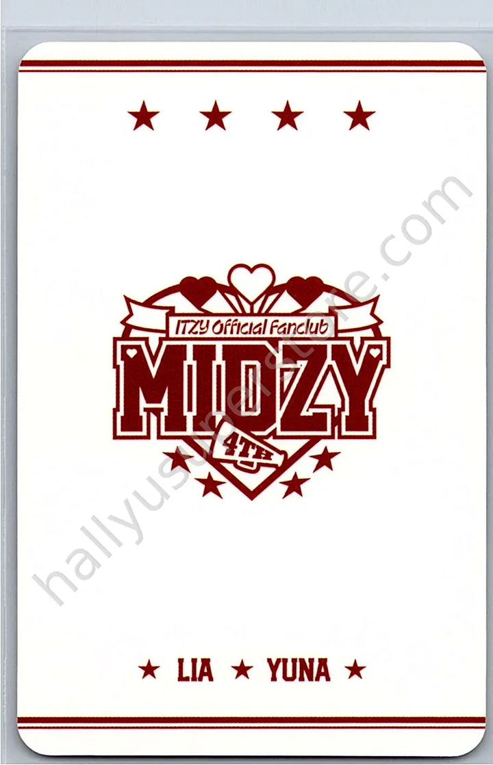 ITZY - Unit - ITZY Official Fanclub MIDZY 4th Generation fanclub photocard set