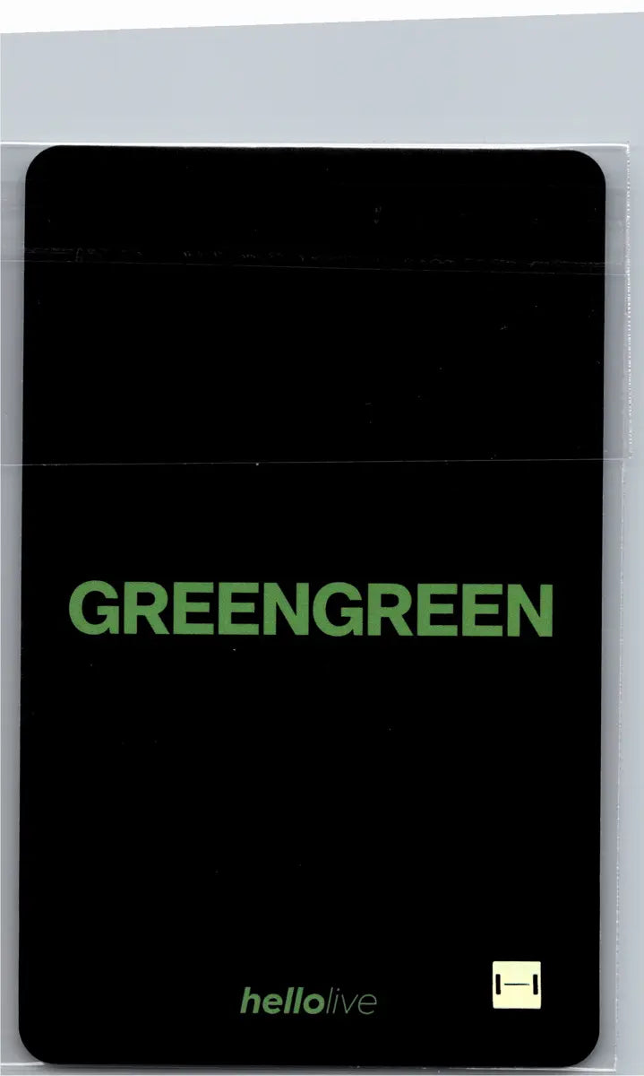 CORTIS The 2nd EP "GREENGREEN" - Hellolive Lucky Draw Event Photocard [26.06.16]