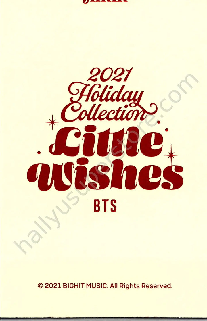 BTS - Jimin - Little Wishes mini photocard special gift version 7
