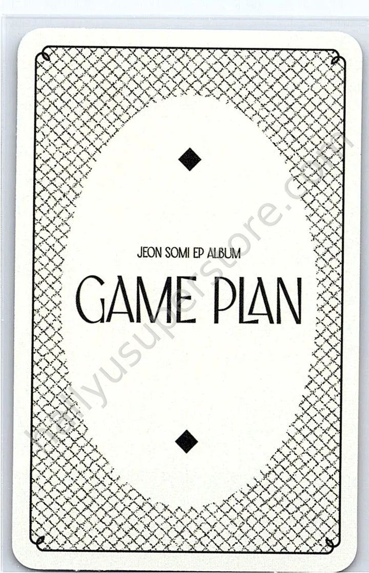 Jeon Somi - Jeon Somi - Game Plan album photocard nemo version random photocard