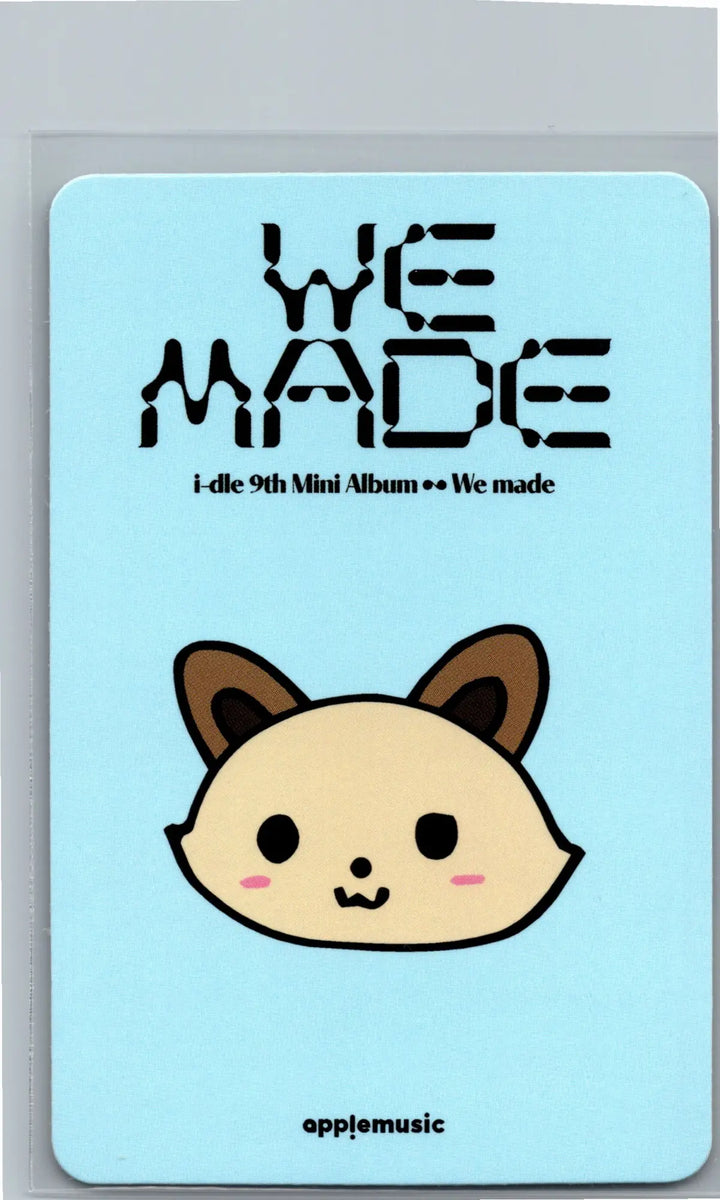 I-DLE "We made" - Apple Music Lucky Draw Event Photocard, Polaroid type Photocard [26.07.09]