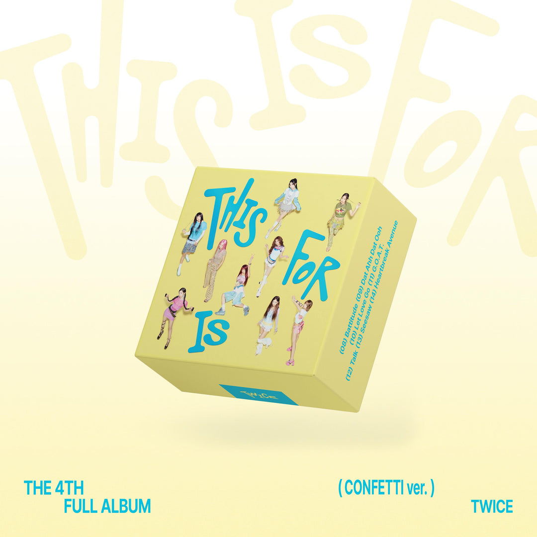 [TWICE] 4TH FULL ALBUM THIS IS FOR (CONFETTI Ver.)