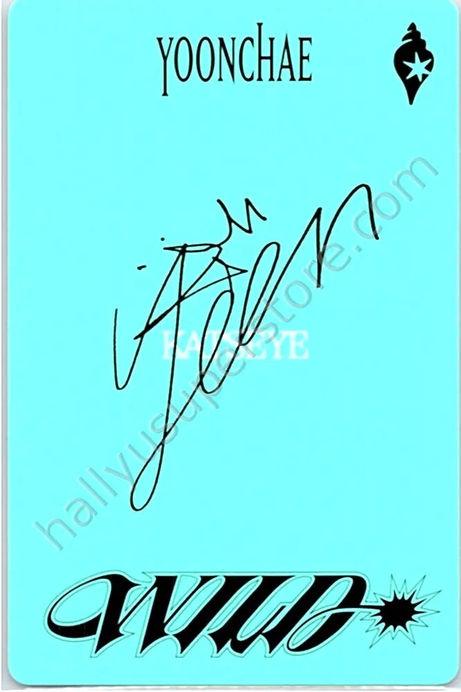 KATSEYE - Yoonchae - WILD album photocard standard version wild world version