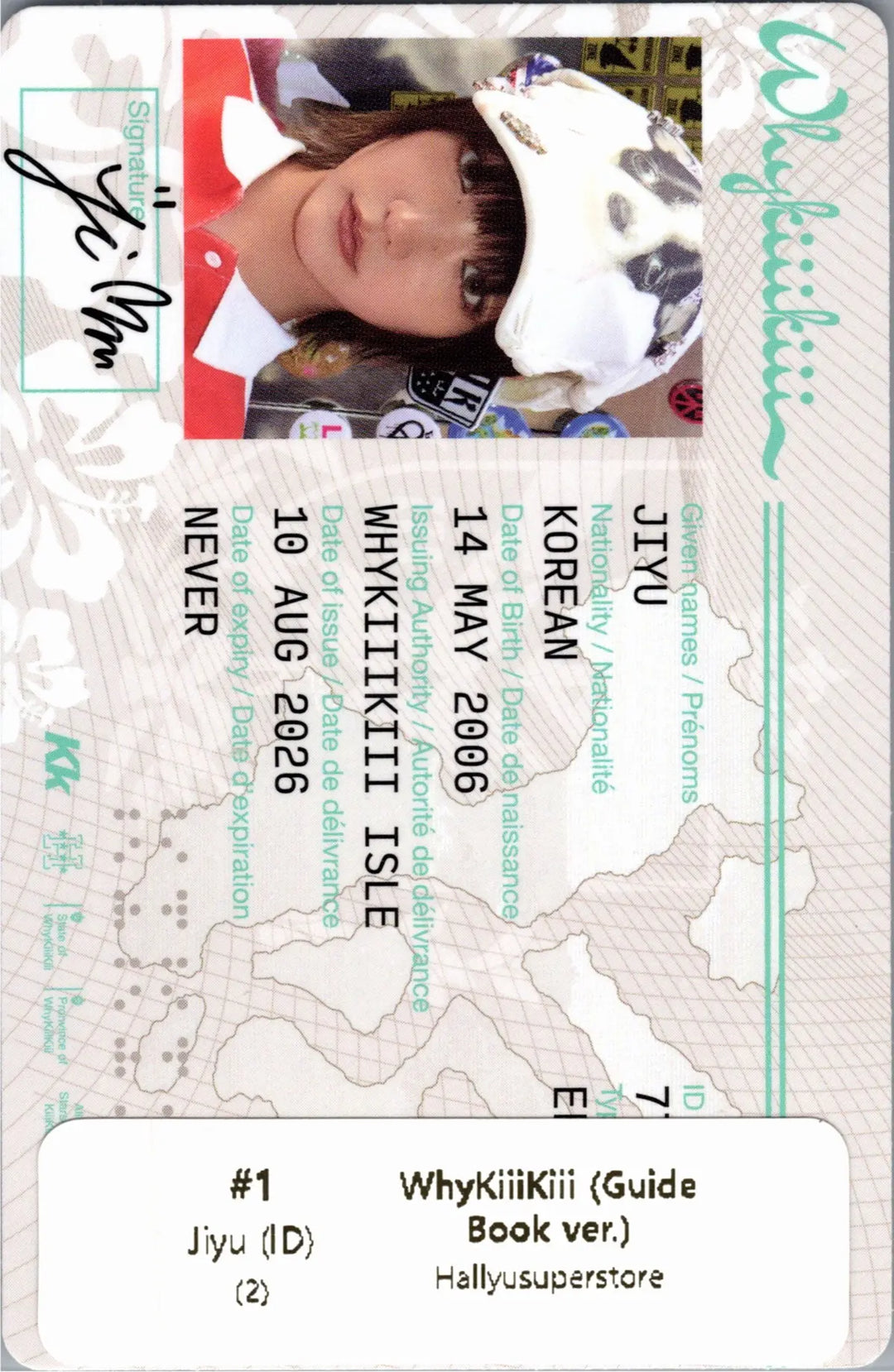 KiiiKiii "WhyKiiiKiii" - Official Photocard (GUIDE BOOK, SUMMER ISSUE VER.) [26.08.21]