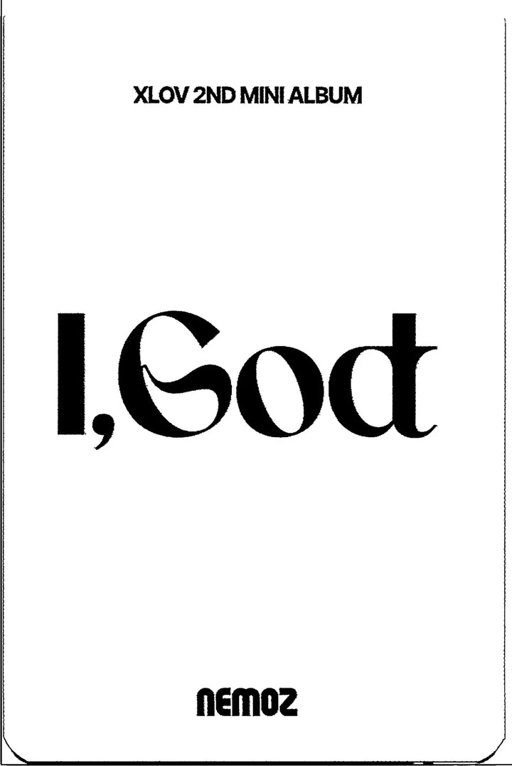 XLOV "I,God" - NEMOZ Lucky Draw Event Photocard R3 [26.08.18]