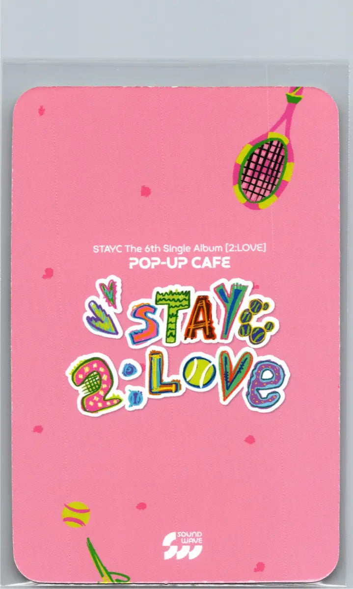 STAYC "2:LOVE" - Soundwave Pop-up Cafe Lucky Draw Photocard , Polaroid type Photocard [26.06.17]