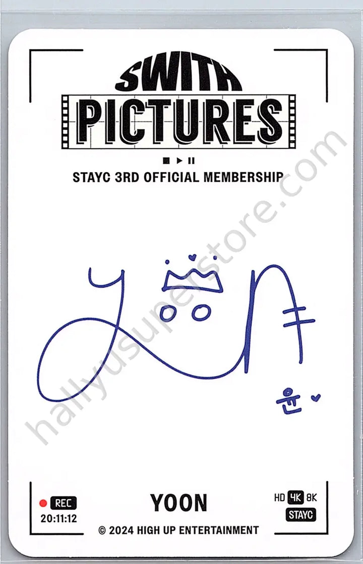 STAYC - Yoon - Swith 3rd Membership Kit - Swith Pictures