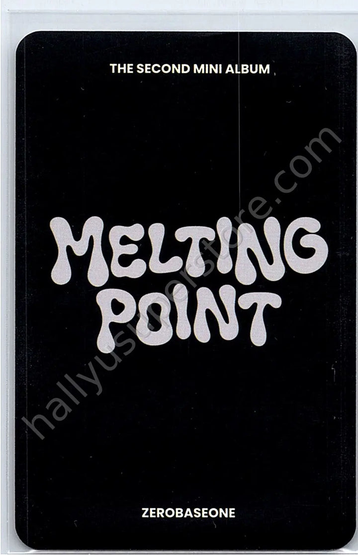 ZEROBASEONE - Hao - Melting Point musicplant (music plant) pob (pre-order benefit)