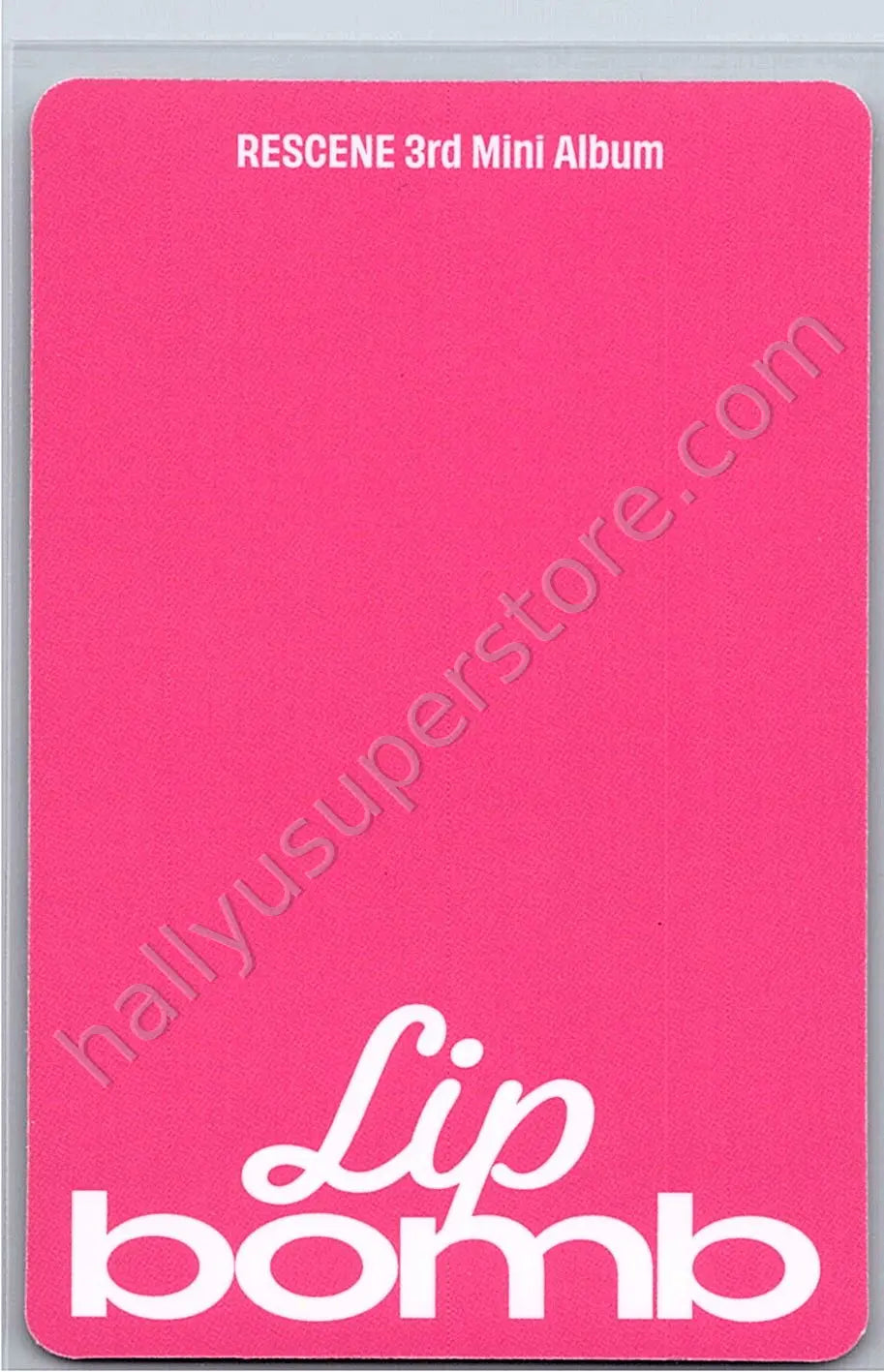 RESCENE - May - lip bomb album photocard balm version qr version