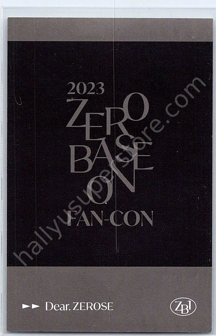 ZEROBASEONE - Hanbin - 2023 FAN-CON