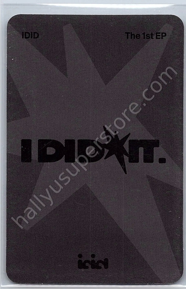 IDID - Minjae - I did it. album photocard