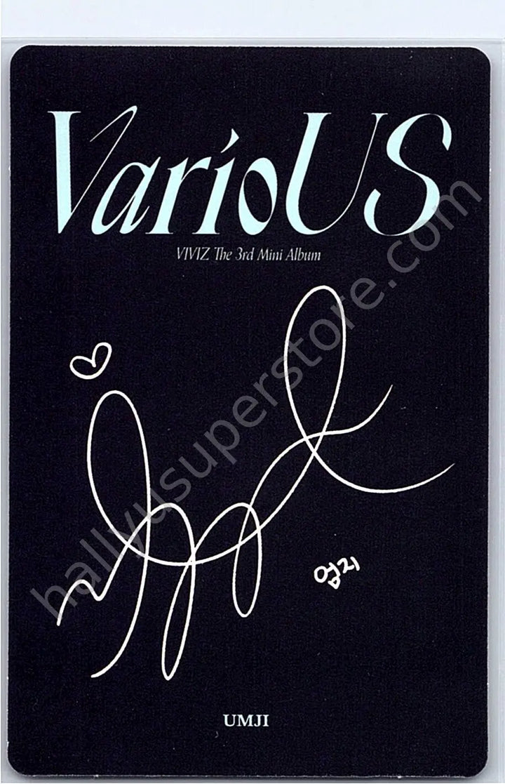 VIVIZ - Umji - VarioUS album photocard side a version