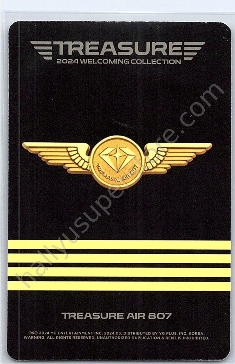 TREASURE - Yoon Jaehyuk - 2024 Welcoming Collection B version photocard set selfie