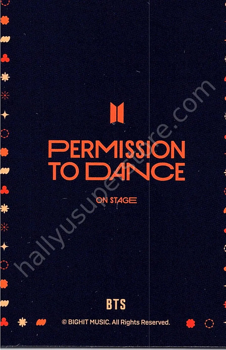 BTS - Unit - PERMISSION TO DANCE ON STAGE - Mini Photo Card