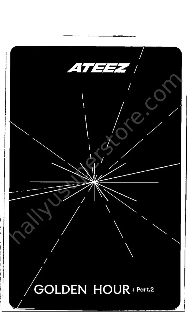 ATEEZ - Seonghwa - ATEEZ - Seonghwa - Golden Hour : Part 2 Album album photocard digipack version