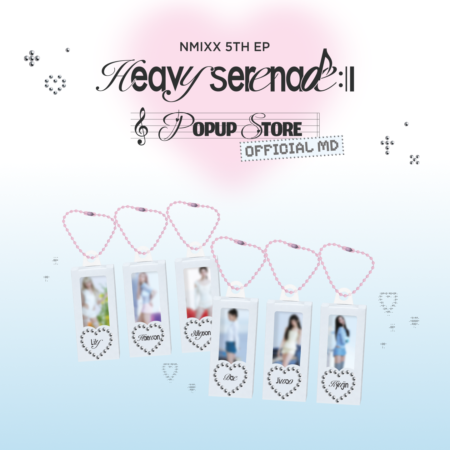 [NMIXX] ACRYLIC MINIATURE KEYRING - [Heavy Serenade] POP-UP STORE