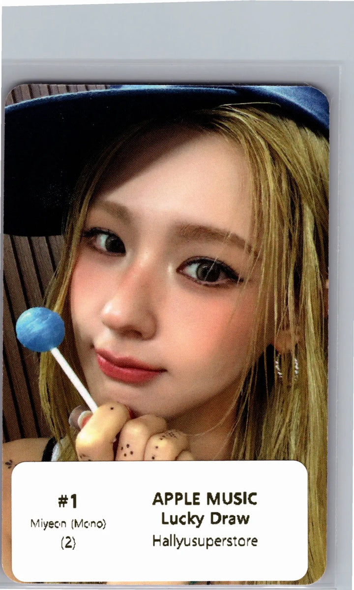 I-DLE "We made" - Apple Music Lucky Draw Event Photocard, Polaroid type Photocard [26.07.09]