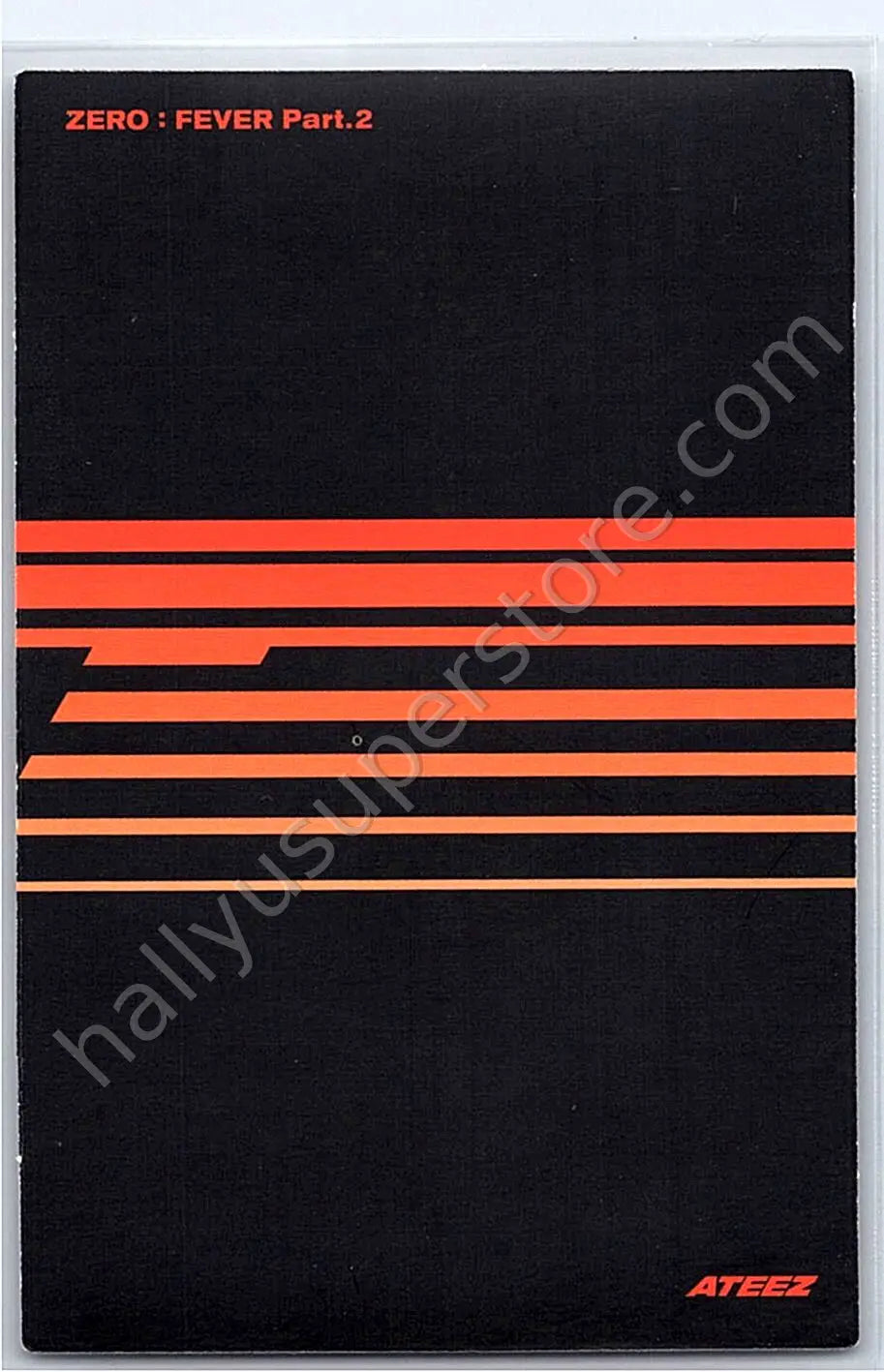 ATEEZ - Seonghwa - ZERO : FEVER Part.2 A version album photocard limited edition