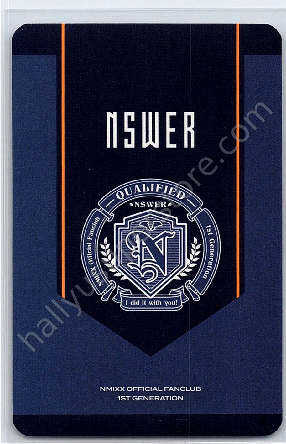 NMIXX - Sullyoon - NSWER 1st Generation - Qualified fanclub photocard set