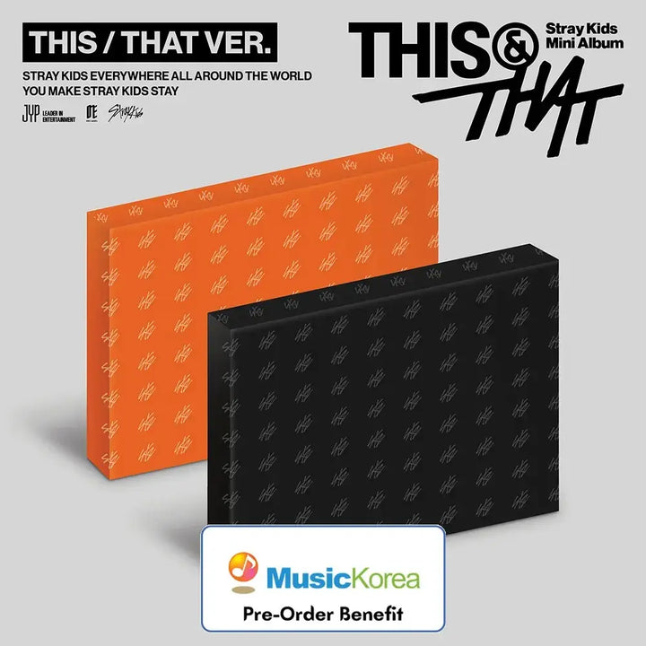 [Pre-Order] Stray Kids - THIS &amp; THAT (THIS VER., THAT VER.) + Pre-Order benefit