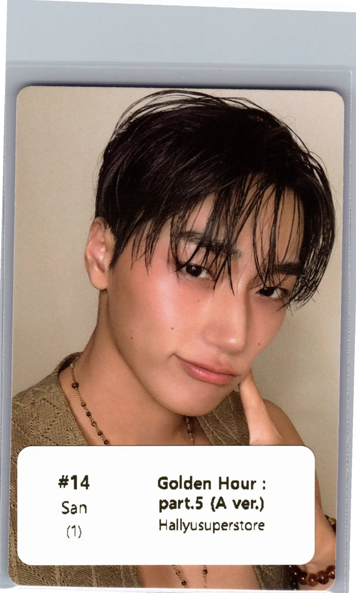 ATEEZ "GOLDEN HOUR : Part.5" - Official Photocard (A ver.) [26.06.26]