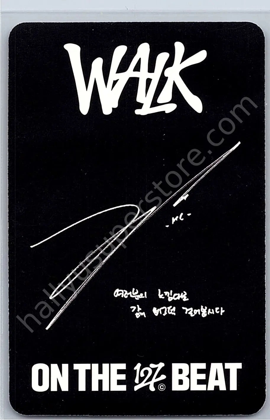 NCT 127 - Haechan - Walk album photocard poster version