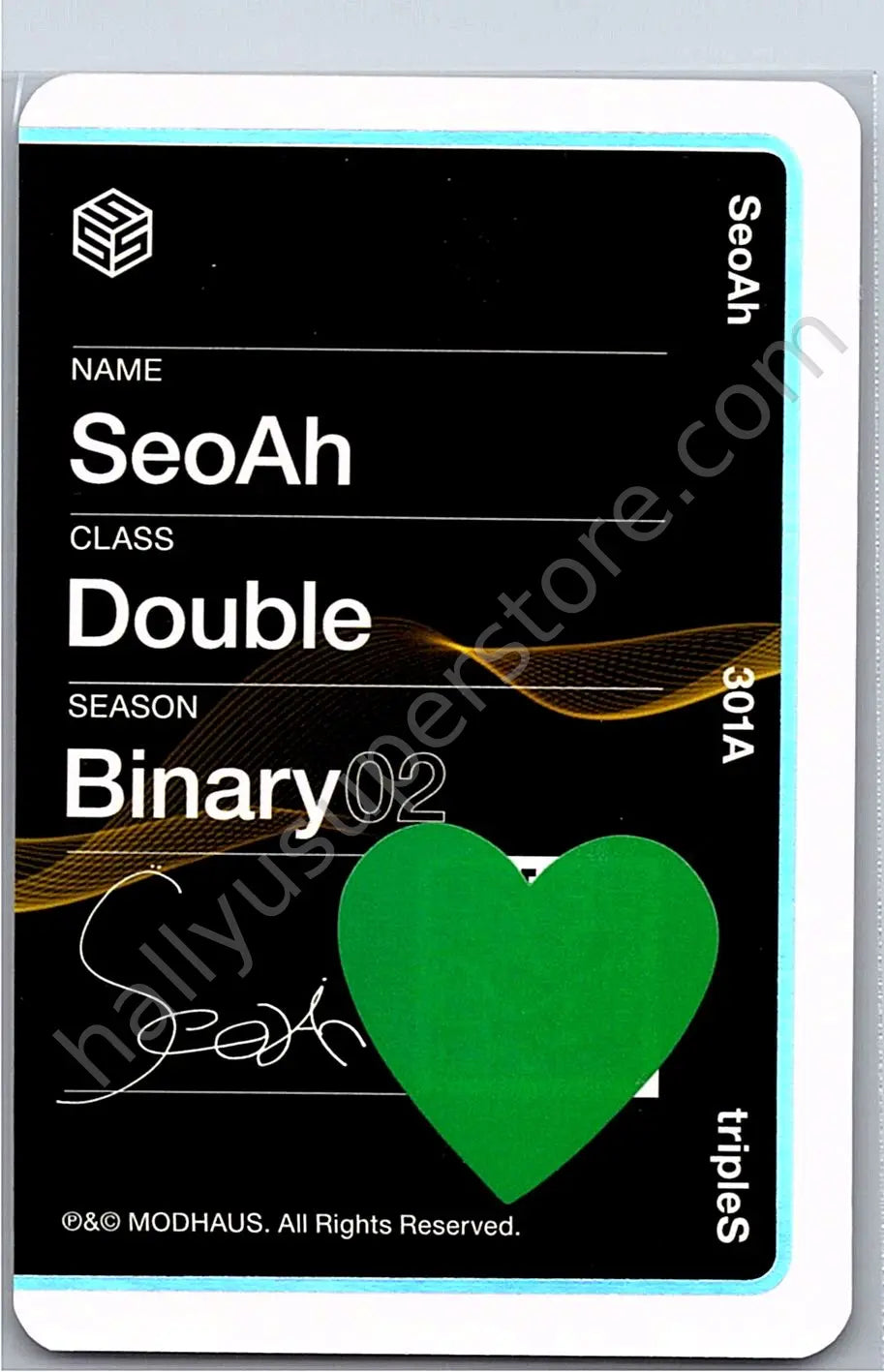 tripleS - Seoah - Beyond Beauty album photocard objekt music album (UNSCANNED)