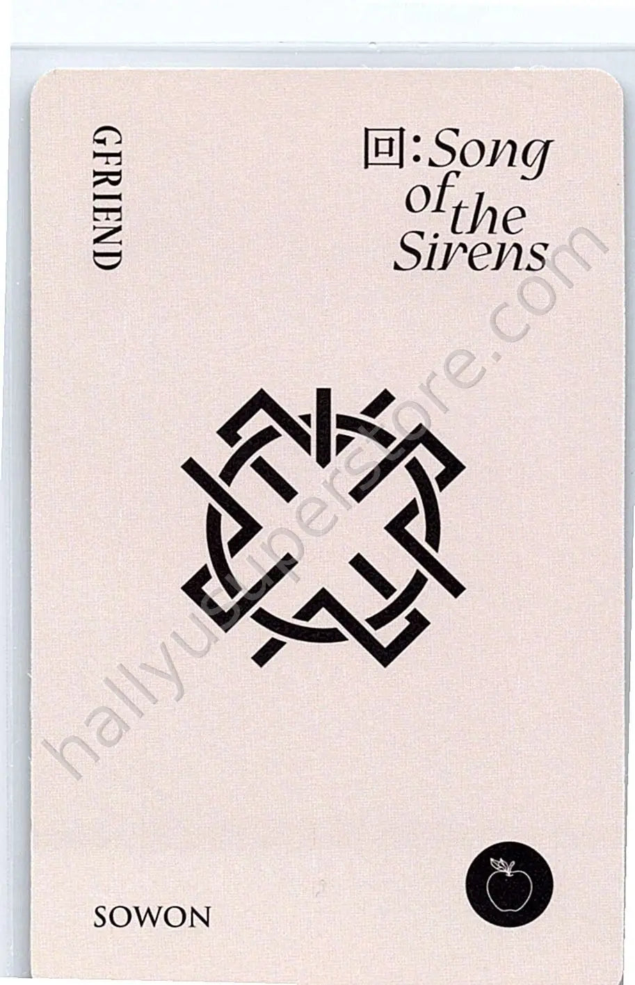 GFRIEND - Sowon - GFRIEND - Sowon - 回: Song of the Sirens Album album photocard