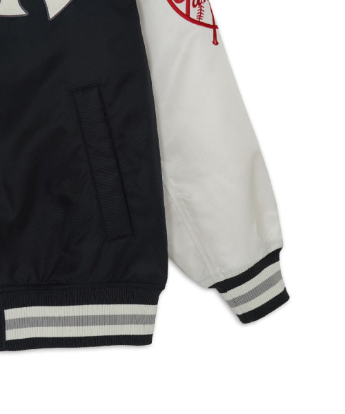 Signature Nylon Varsity Jacket NY (Black)