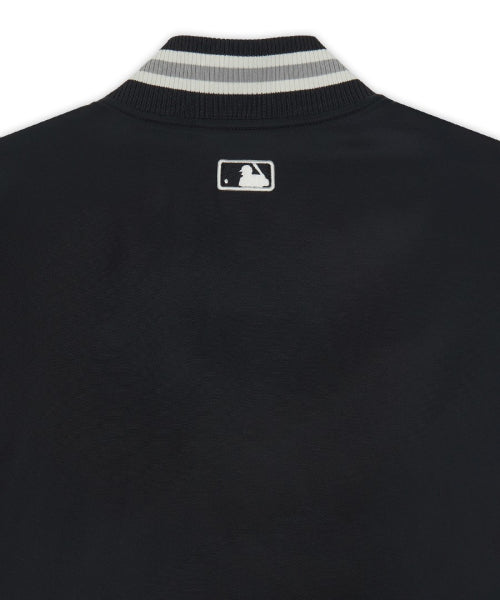 Signature Nylon Varsity Jacket NY (Black)