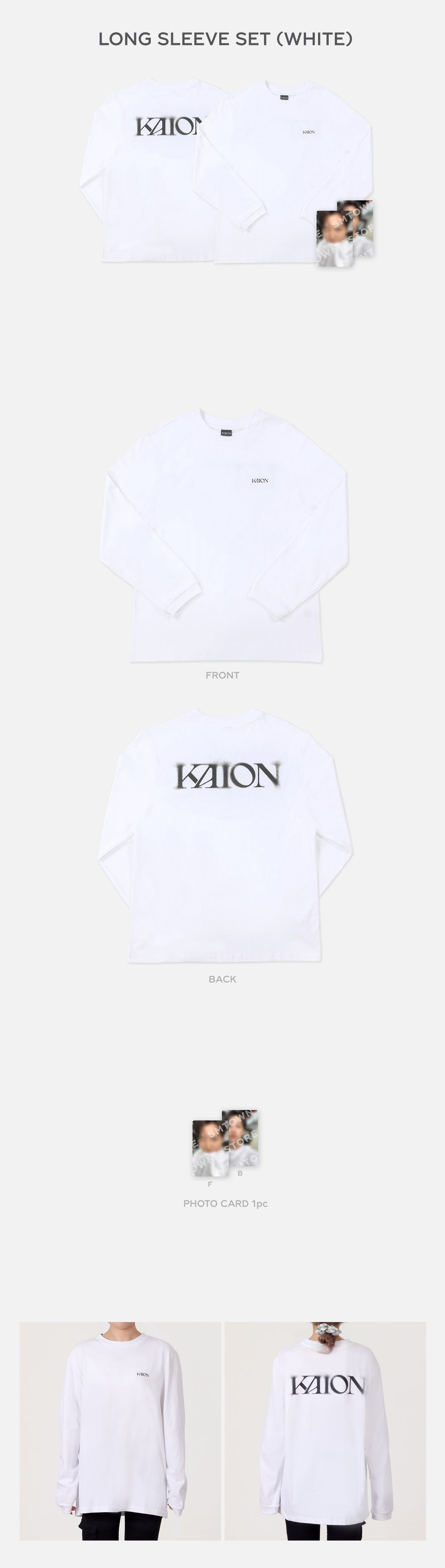 **[Pre-Order] Kai (of EXO) - KAI SOLO CONCERT TOUR 'KAION' ENCORE IN SEOUL [ LONG SLEEVE SET (WHITE)]