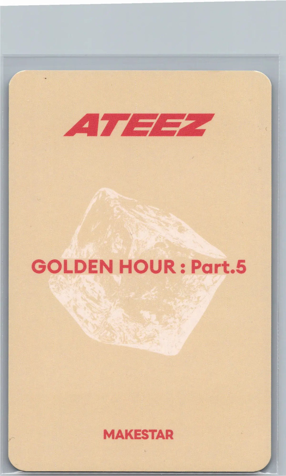 ATEEZ "GOLDEN HOUR : Part.5" - Makestar Pre-Order Benefit Photocard (CDP Ver.) [26.07.08]