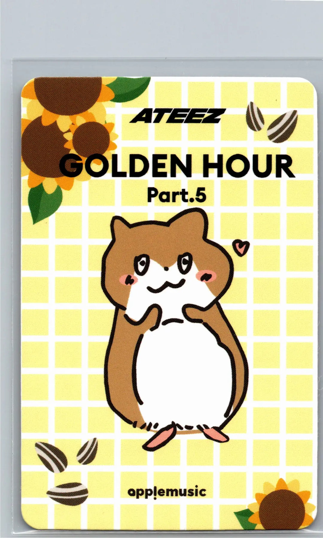 ATEEZ "GOLDEN HOUR : Part.5" - Apple Music Fansign Event Photocard (DIGIPACK Ver.) [26.07.02]