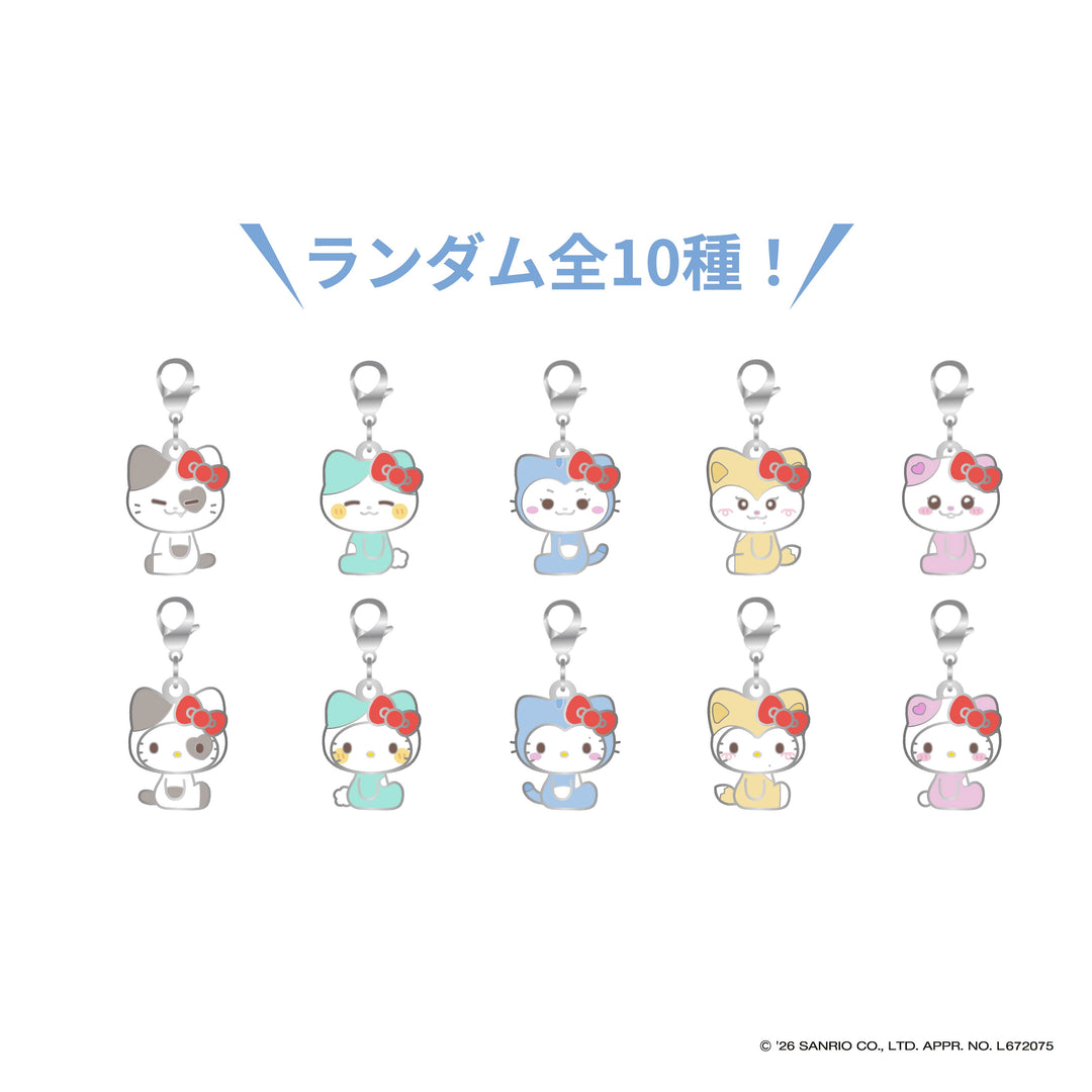[Pre-Order] ITZY - TWINZY×HELLO KITTY (Random key holder charm)