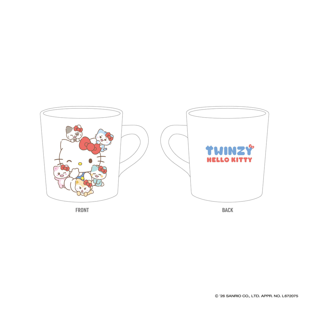 [Pre-Order] ITZY - TWINZY×HELLO KITTY (Mug)