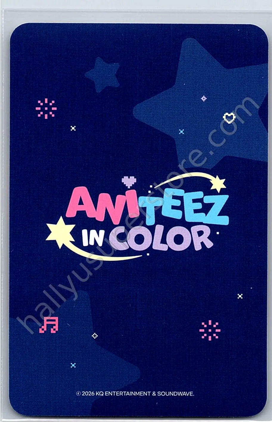 ATEEZ - Wooyoung - ANITEEZ IN COLOR trading card version 4