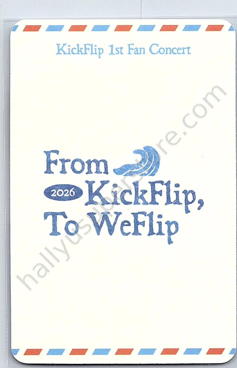 KickFlip - Unit - KickFlip - Donghyeon - From KickFlip to WeFlip, 1st Fan Concert Event photocard set merch photocard